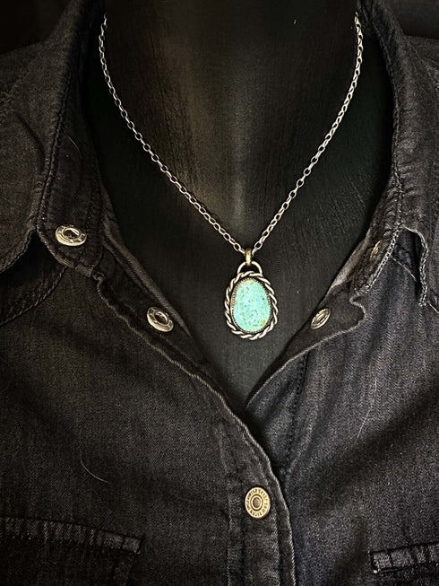 Colgante Twister Turquesa Origen